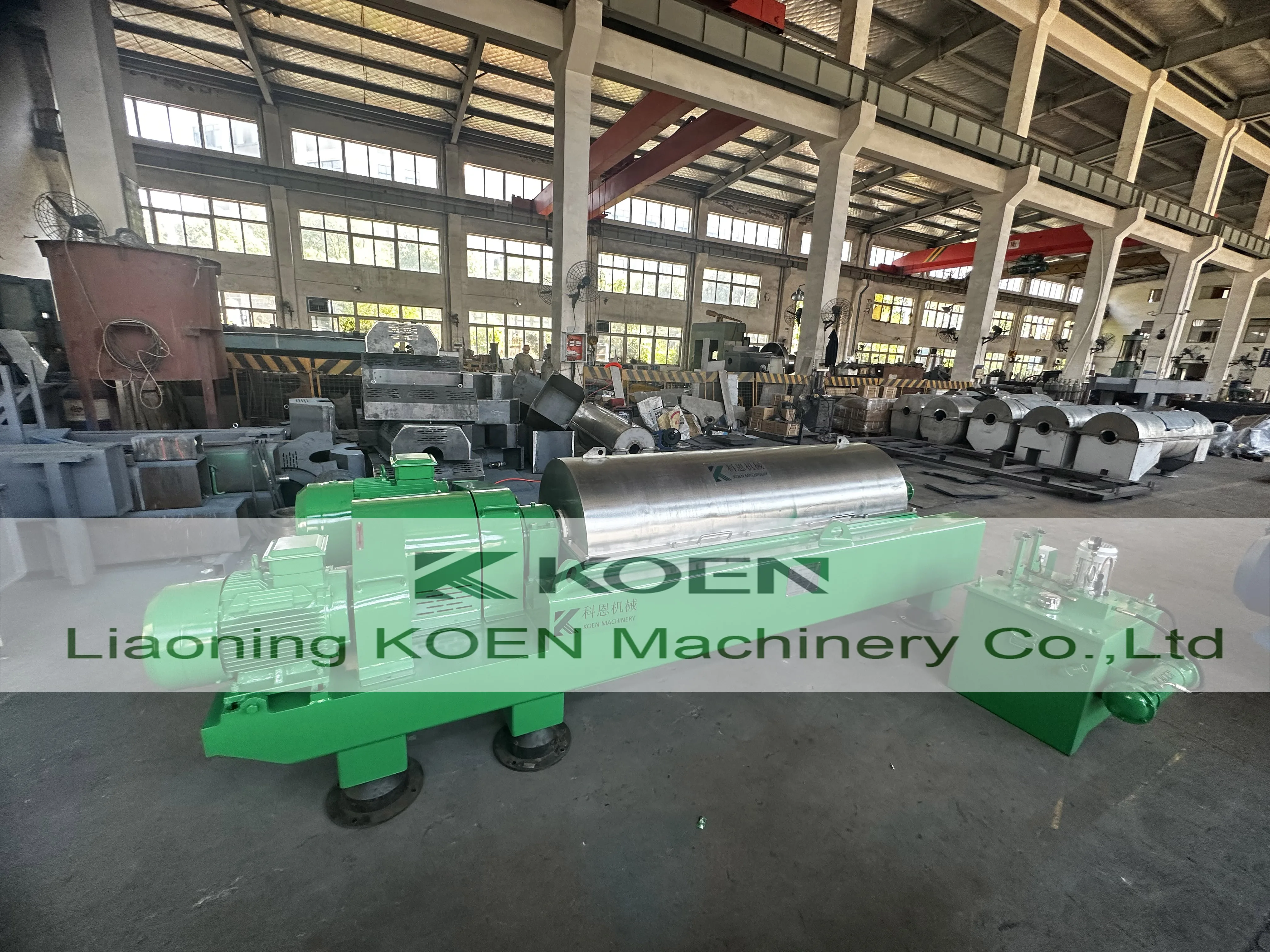 Factory Price Horizontal Spiral Sedimentation Sludge Dewatering Centrifuge Slurry Decanter Separator Machine