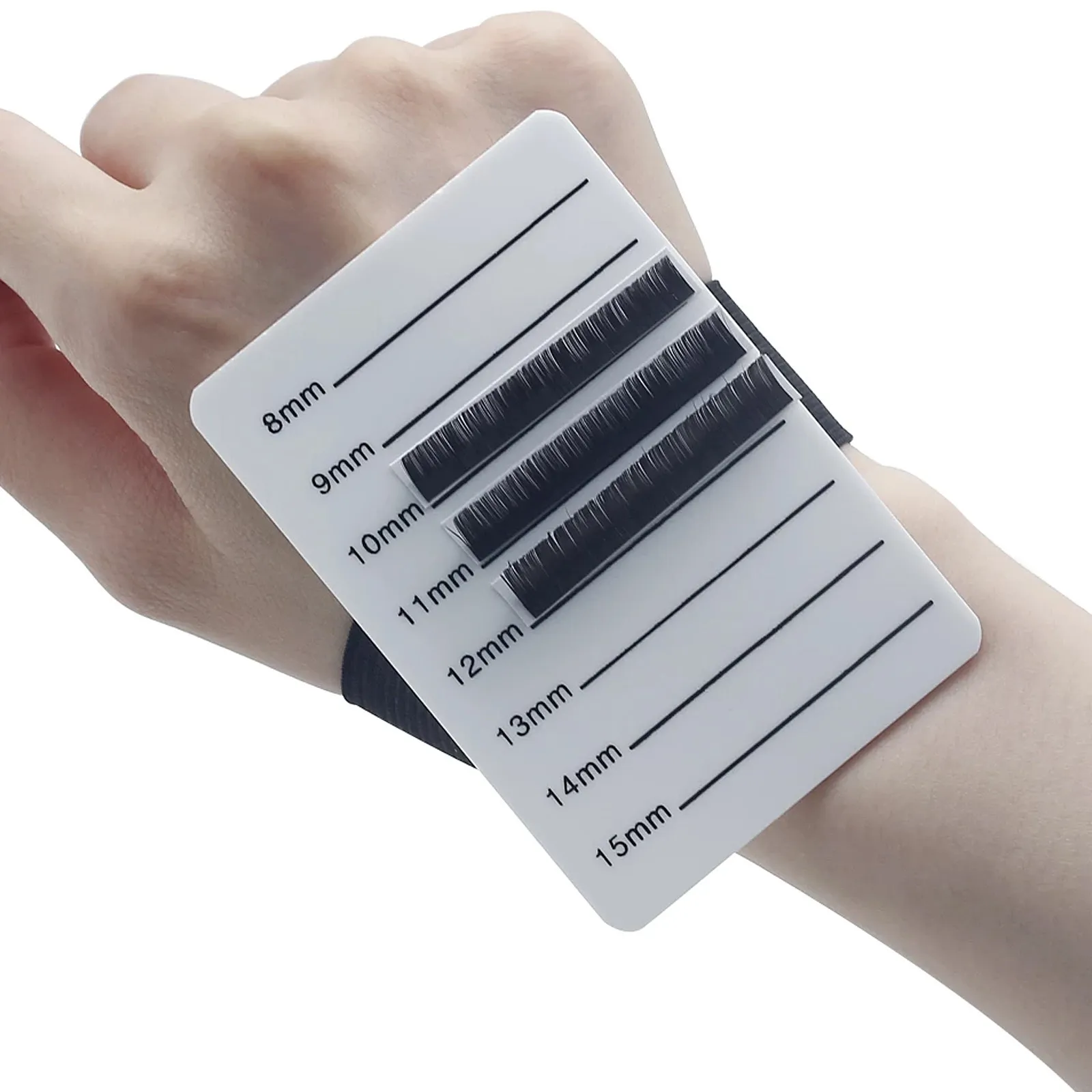 

4Pcs Lash Hand Pallet with Elastic Strap Eyelash Extension Holder for Quick Comfortable Line Identification