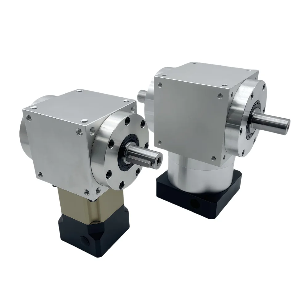 Integrated 90 Degree Bevel Gear Reducer Stainless Steel Body Type Steering Gearbox Maximum Rigidity Corrosion Speed Reducers