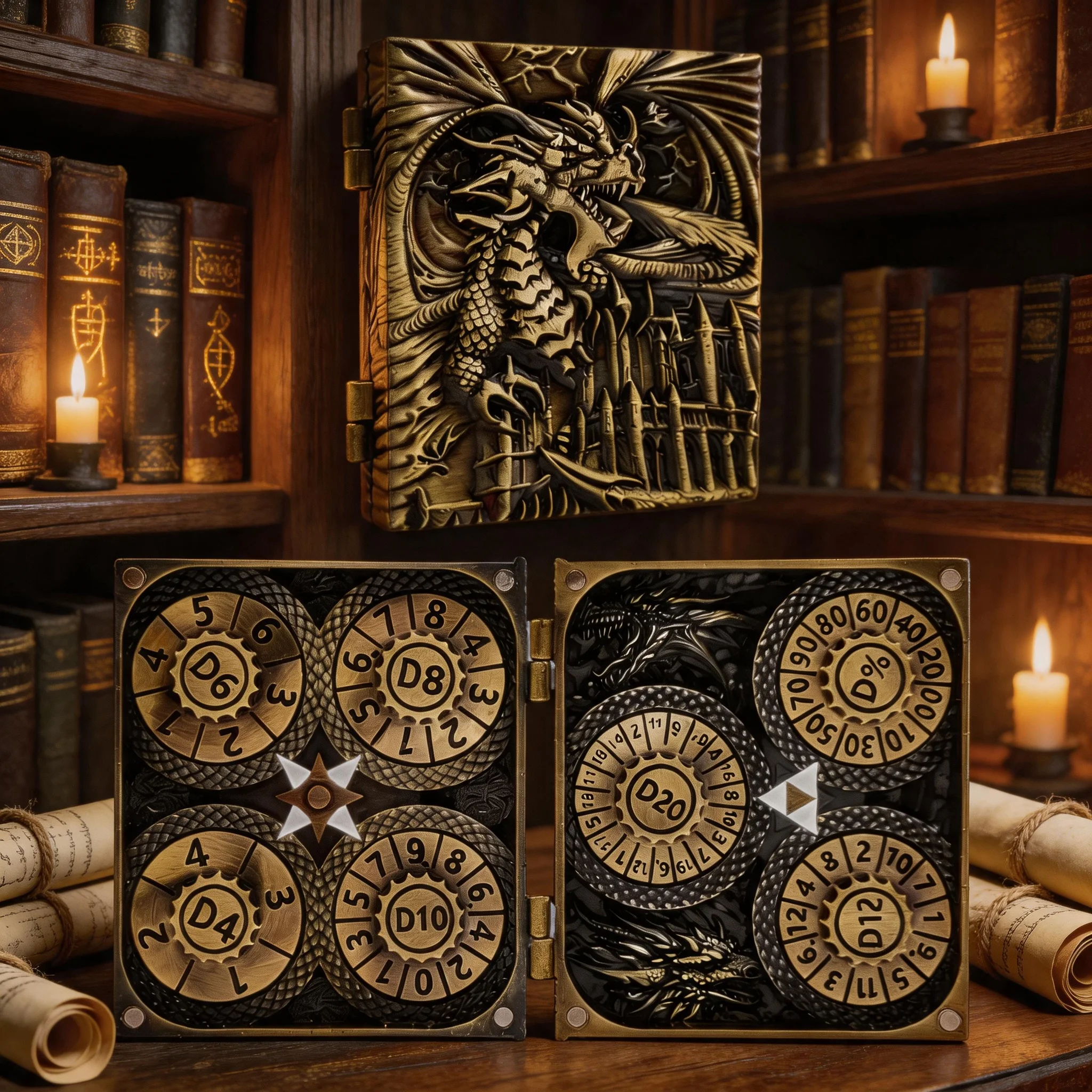 livre-magique-pliable-7-en-1-avec-des-metalliques-pour-jeux-de-table-polyedre-multi-faces-dragon-et-sous-monde-pour-jeux-de-role-coc