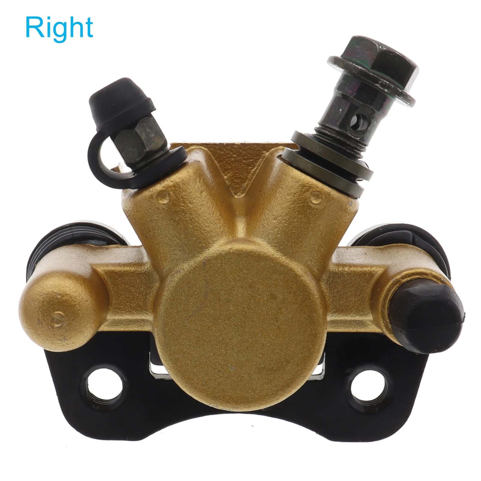 Gold Left / Right M10 50mm Disc Brake Pump Calipers for 4 Wheel ATV Motorcycle Bike