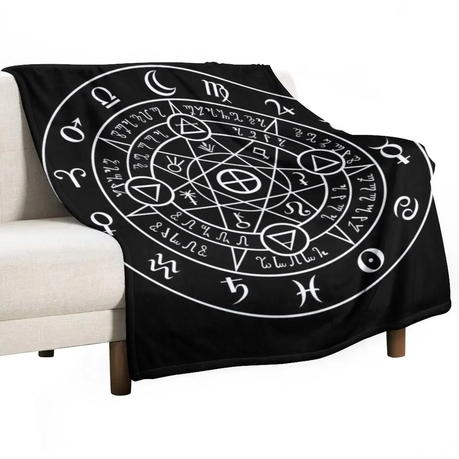 

Alchemical Sigil Throw Blanket anime valentine gift ideas Blankets