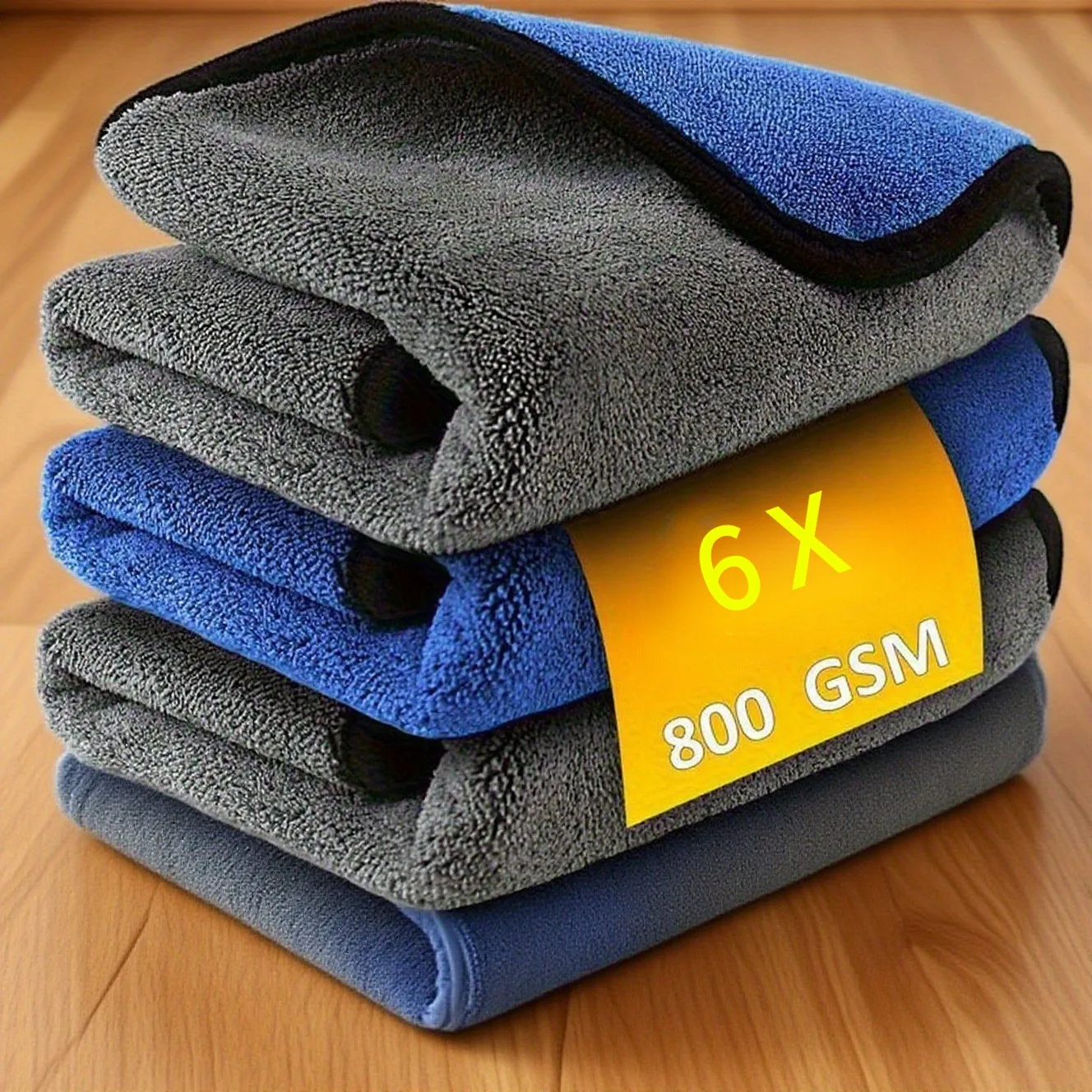 TILONDEX 1/6pcs Ultra Absorbent Car Wash Towels Quick Dry No Scratch Durable Material for Auto Glass Interior And Exterior