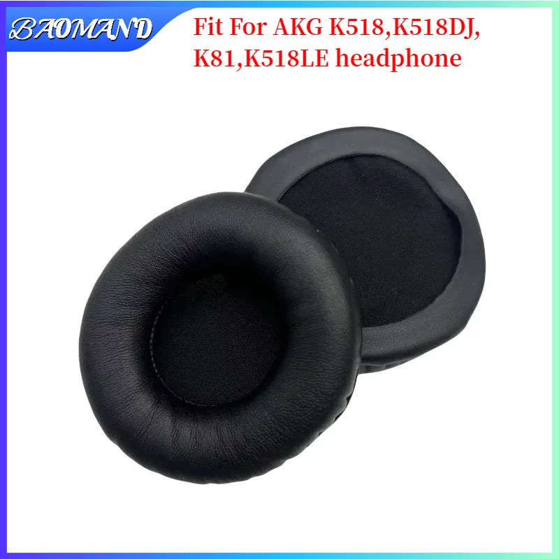 

BAOMAND Replacement Protein Leather Ear Pads Cushion Cover Earpads For AKG K518,K518DJ,K81,K518LE Headset