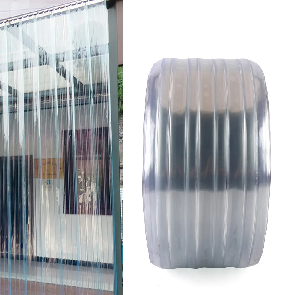 164FT Heavy Duty Commercial PVC Plastic Strip Curtain Freezer Door Room Strip