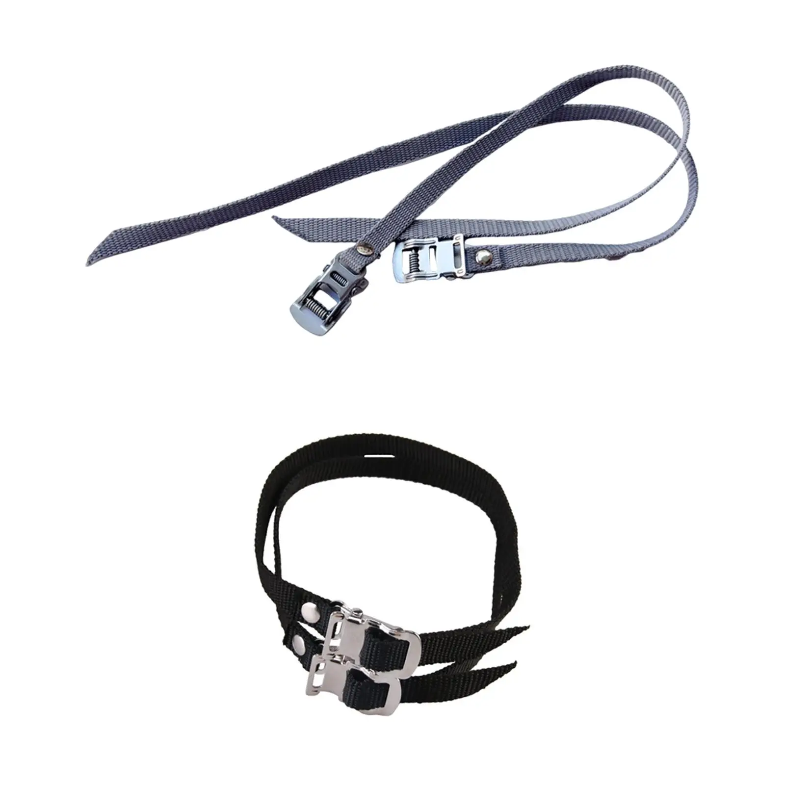 

2 шт. универсальные ремни для ног 19,7x0,5 дюйма, регулируемые для стационарных аксессуаров для велосипеда, износостойкие, многофункциональные