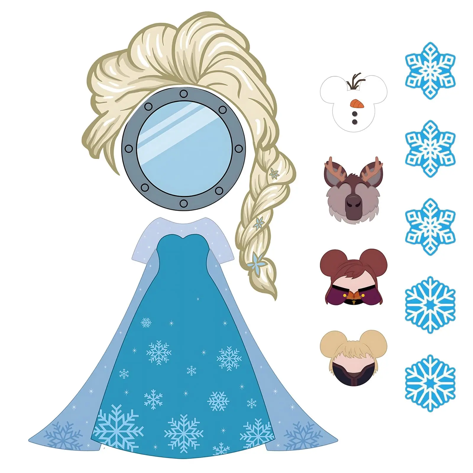 

Princess Cruise Magnets - 12 Pcs Cute Princess, Holiday Themed Magnetic Stickers for Ship Cabin, Refrigerator, and Collectible