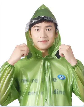 Pánská nepromokavá pláštěnka pro motocykl, turistiku, rybaření, golf, PVC kapuce, německé svařování, měkká zimní pláštěnka + kalhoty 6 nejlepší prodej Dámské PVC pláštěnky - №2