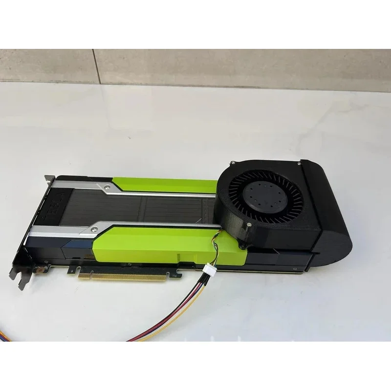 Modified Active Cooling Fan Assembly FOR NVIDIA Tesla P100 P40 M40 K80 V100 Graphics Card