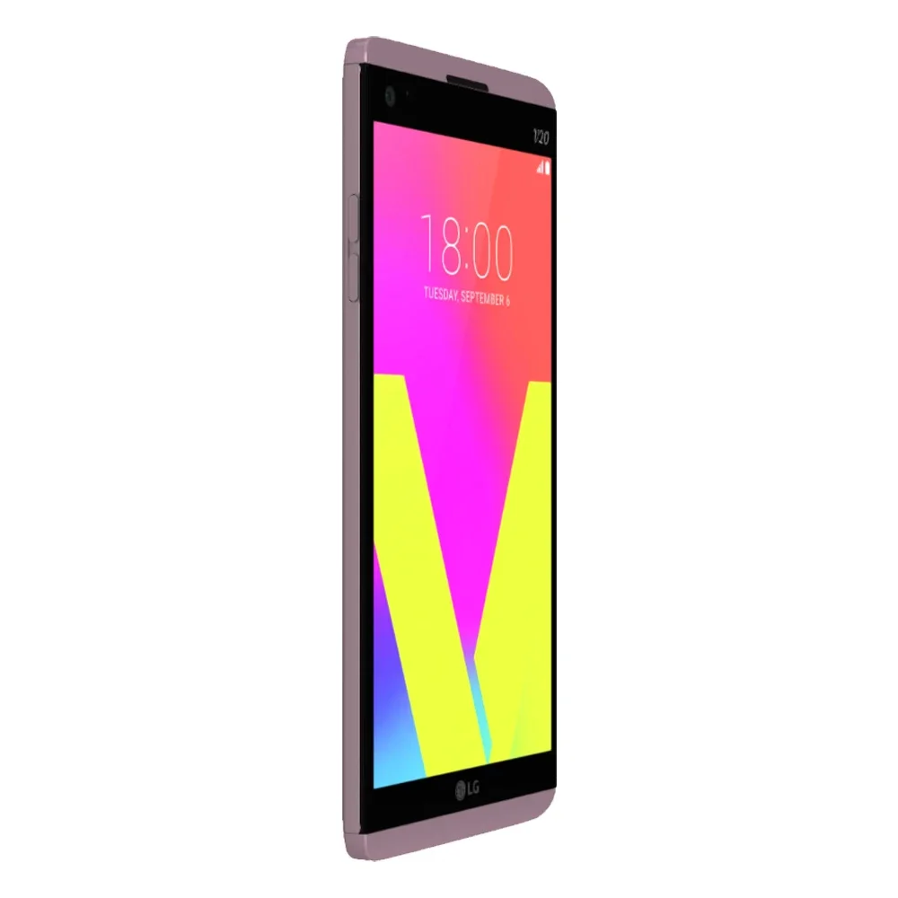 الأصلي LG V20 4GB RAM 64GB ROM المحمول بصمة أندرويد شريحة واحدة/مزدوجة 5.7 ''16MP + 8MP كاميرا 4G LTE LG V20 الهاتف