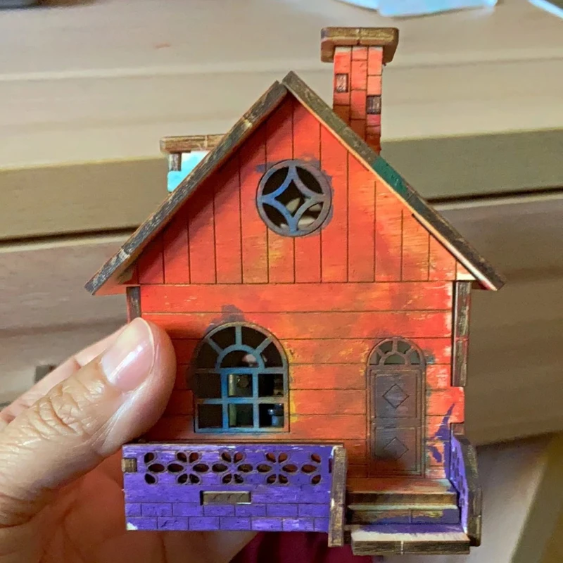 

Wooden Mechanical Music Box Handmade Technology Model Explore Acoustics & Mechanics Unique Birthday Gift for Friends & Kids