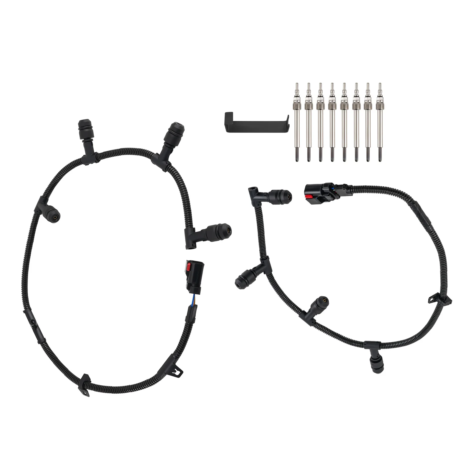 

ZD13 Glow Plug & Harness Kit For 04-10 Ford F250 F350 F450 F550 6.0L Powerstroke