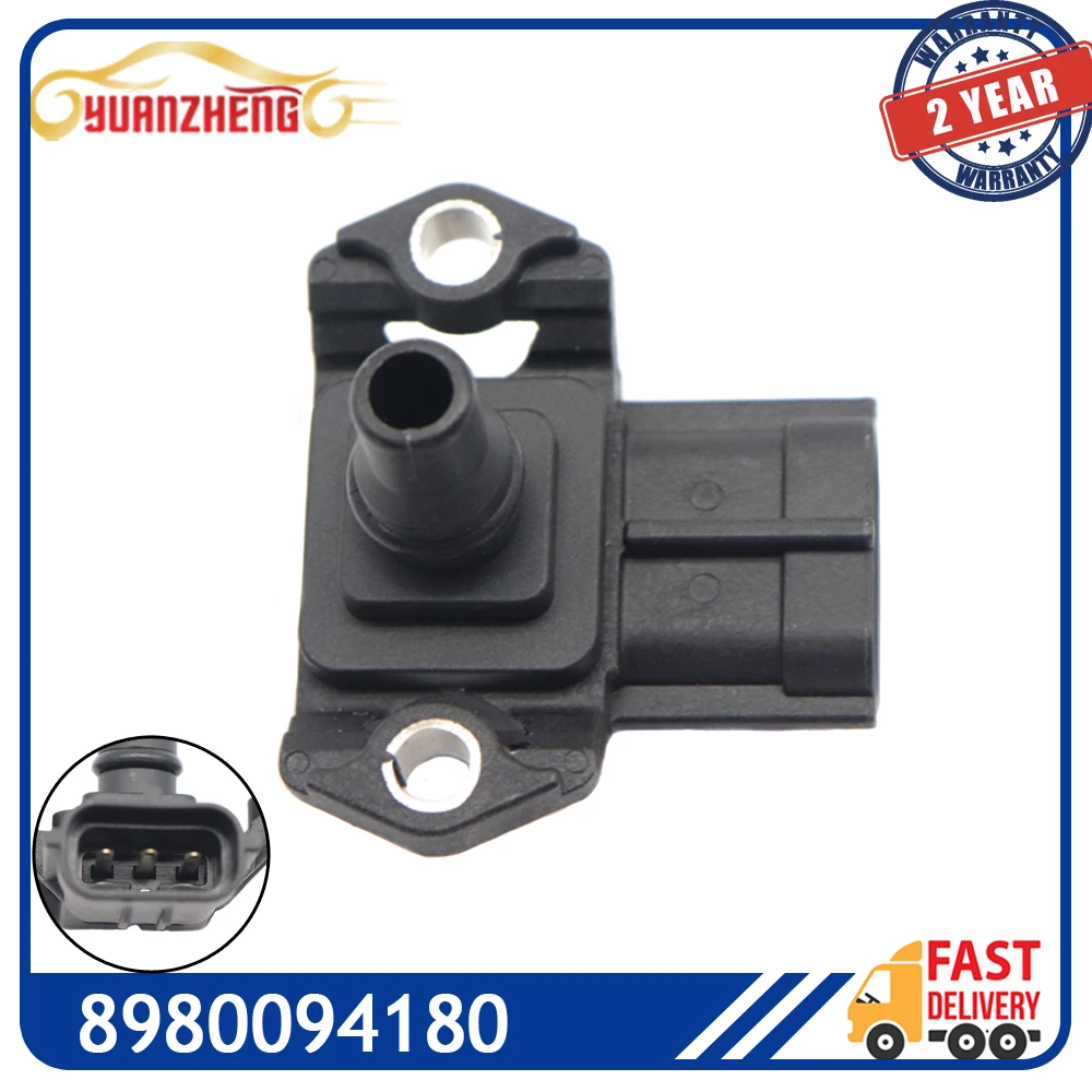 8980094180 MAP Manifold Absolute Pressure Sensor For Holden Rodeo Colorado Isuzu DMax D-Max Rodeo 2.5 3.0 DiTD 89009-4180