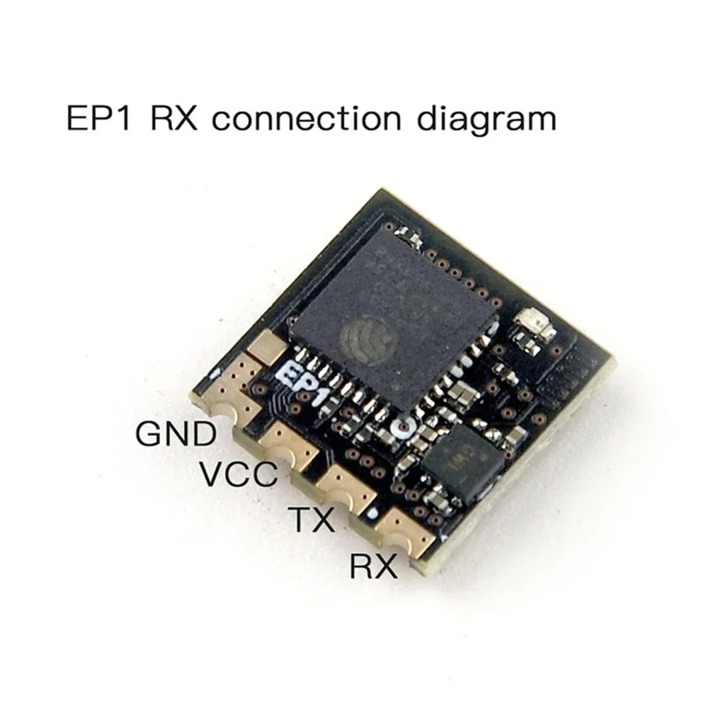 HappyModel ExpressLRS ELRS 2.4G RX SX1280 Nano Long Range Receiver PP EP1 EP2 RX 10X10mm for RC Airplane FPV Long Range LR4 LR7