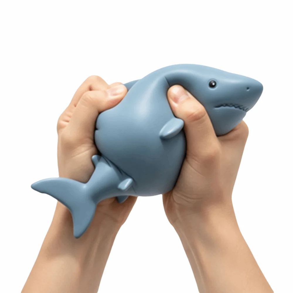Slow Rising Giant Shark Squishy Toy Slow Rebounds Jumbo Size Shark Sensory Toy Cute Shark Soft Texture Shark Slow Rebound Toy