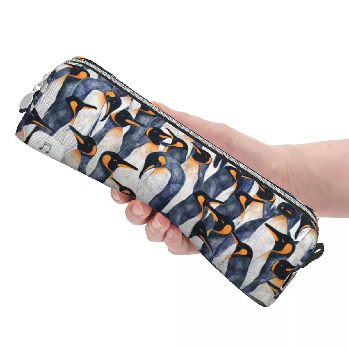 Singing Penguin Pencil Cases Cartoon Animal Pen Bags Student Large Storage Students School Gift Pencilcases