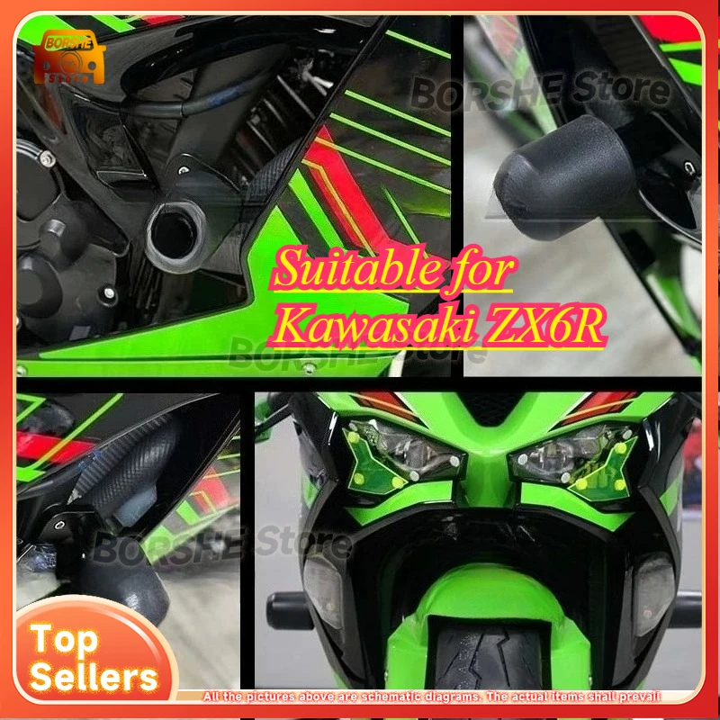 

Suitable for Kawasaki ZX6R drop protection frame slider fairing anti-collision pad protector