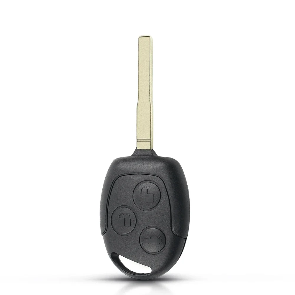 KEYYOU 3 Button For Ford Mondeo Focus 2 3 Festiva Fiesta Transit Key Remote Uncut FO21 HU101 Blade New Remote Car Key Case Shell