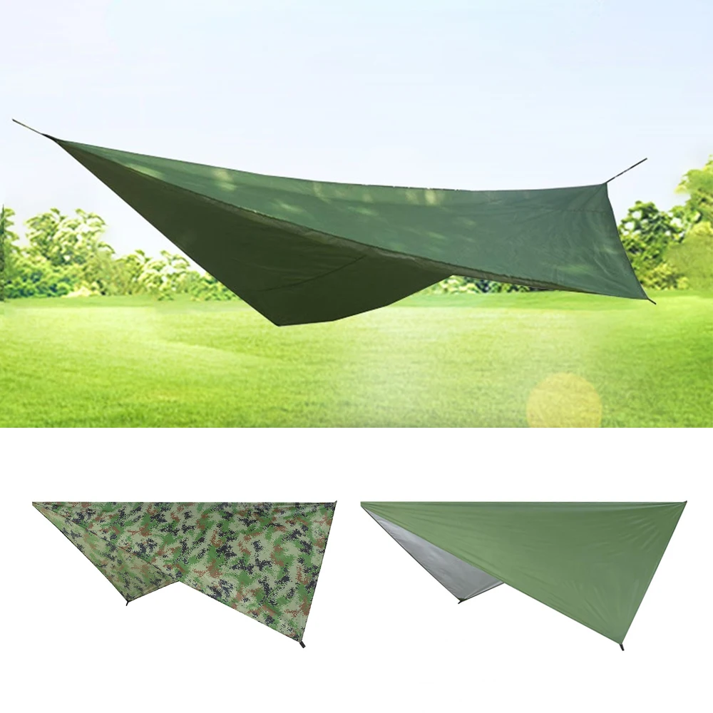 Outdoor Camping Tarp Waterproof Tent Tourist Awning Shade Garden Canopy Beach Sunshade Outdoor Ultralight Sun Shelter with Bag
