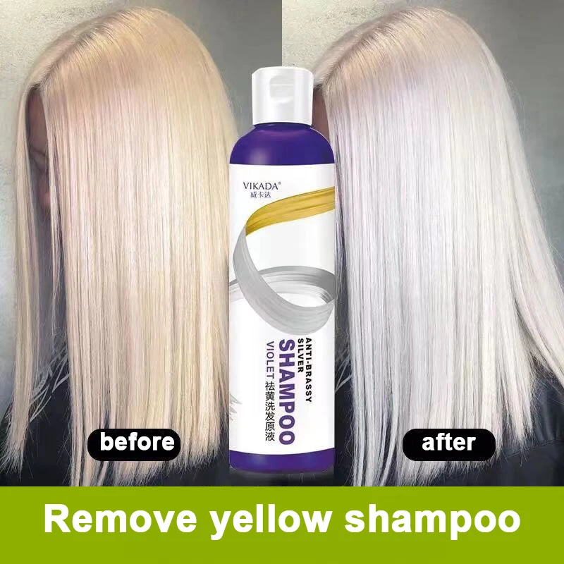 Professional Blonde Bleached Highlighted Shampoo Revitalize Effective Purple Shampoo For Blonde Hair Shampoo Remove Yellow 275ml