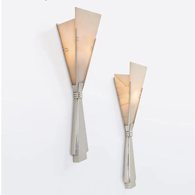 

Medieval Spanish Marble Wall Lamps Retro Hand-held Flower Shape LED Sconces Bedroom Living Dining Room Household Art Decoration