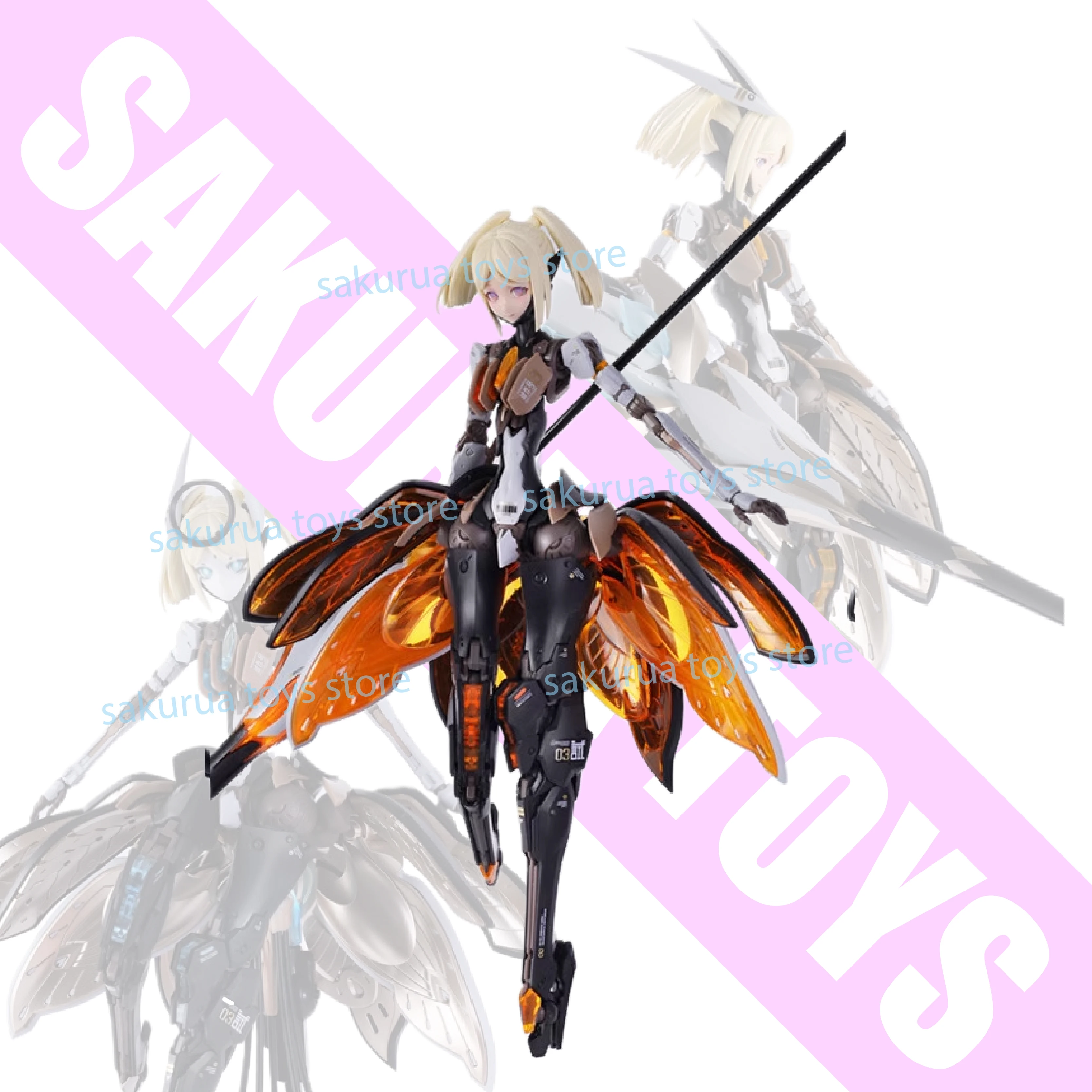 

In Stock and Mold Line, Rosa Project, Star Flower Lily, Assembled Model, Machine Girl, Ornament, Movable Figure Collection Gift