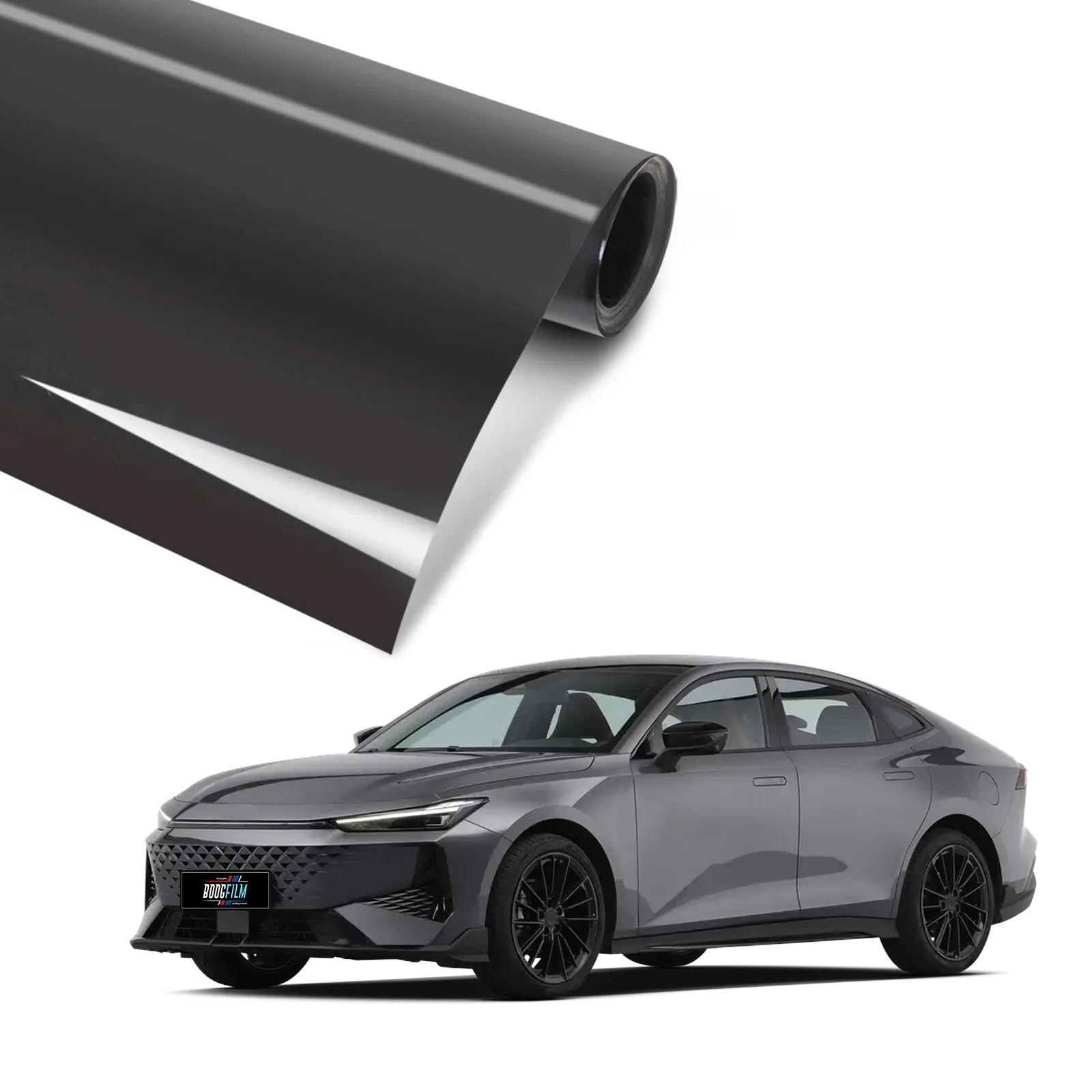 

Dark Black Car Heat Insulation sun protection Window Film Color Window Tint Film For Car antiscratch tinting window film