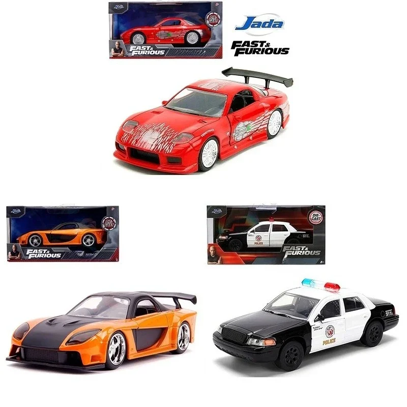 

JADA Новый 1:32 Полицейский автомобиль Спортивный автомобиль из сплава Литая модель автомобиля Коллекция украшений Детские подарочные игрушки