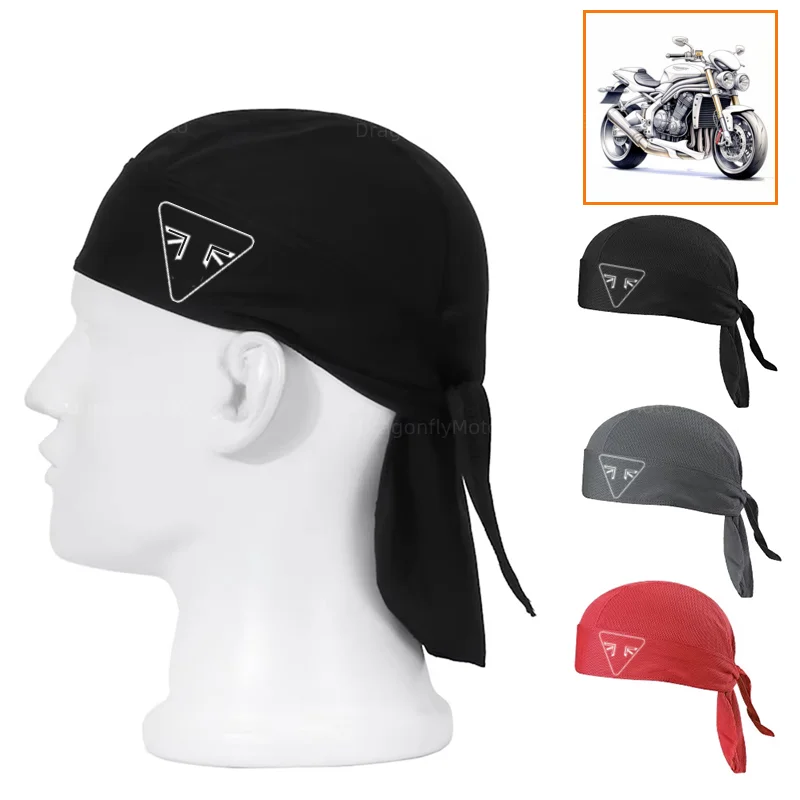 Summer Cycling Cap Quick Dry Breathable Pirate Hat For TRIUMPH SPEED FOUR 600 Speed Triple R RS S TWIN SPEEDMASTE Motorcycle Hat