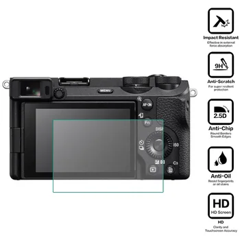 소니 알파 6700 용 하드 강화 유리 보호 필름, 카메라 디스플레이 화면 보호대 커버, ILCE-6700, a6700 액세서리