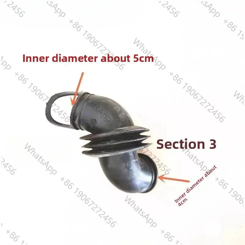 tumble dryer washing machine drain pump connecting pipe into the water corrugated three-way pipe