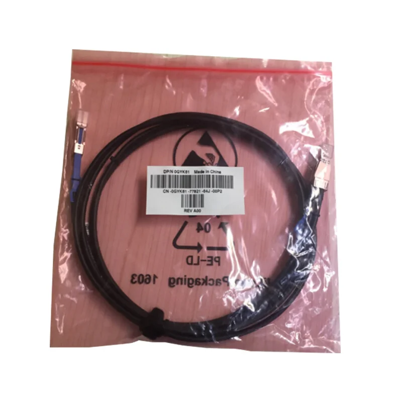 PP+ 0GYK61 For Dell PowerVault MD1400 Mini-SAS HD External 28AWG Cable 12GBs 2m
