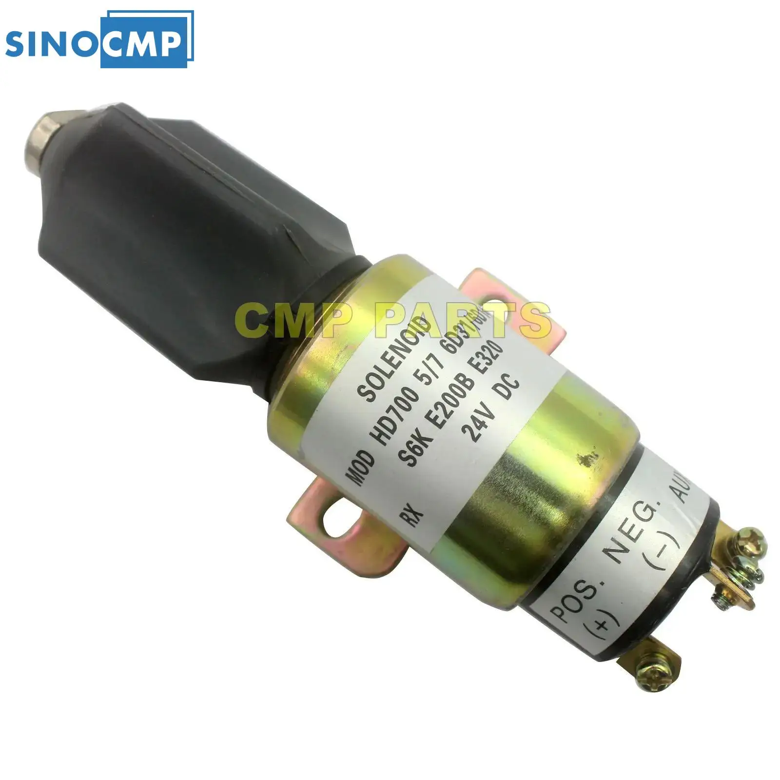 SINOCMP 1 PCS 24V Fuel Stop Solenoid Switch SA-4962-24 1751-24E7U1B1A 34287-01300 For Heavy Equipment