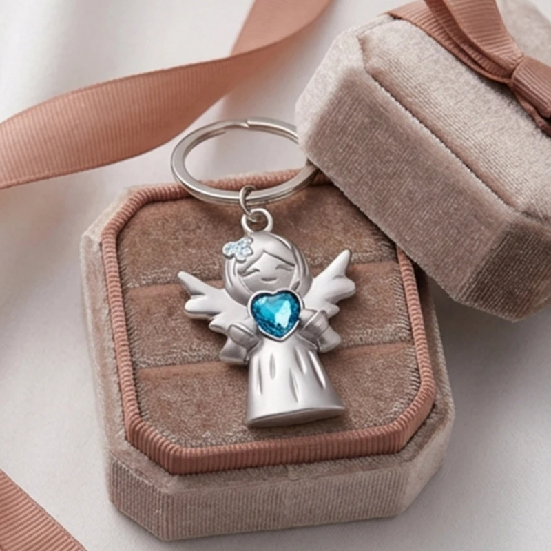 Versatile Angel Heart Holder Accessory For Decoration On Bags Backpacks Love Protective Sturdy Gift