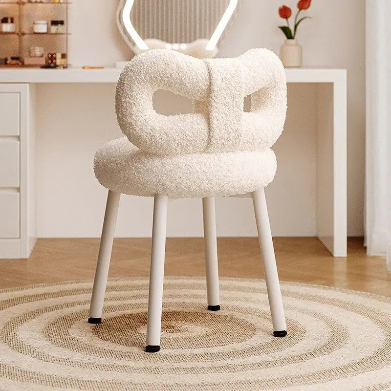 Living Room Bedroom Vanity Chair Homestay Advanced Leisure Retro Vanity Chair Ergonomic Home Office Furniture Cadeira Ls40szy