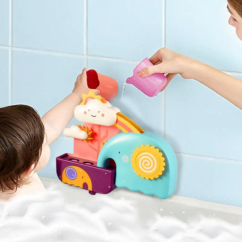 Bath Toys For Kids Bath Toys For Babies Elephant Swimming Bath Toys Creative Squeezable Toddler Water Toys For Bathroom Bathtub