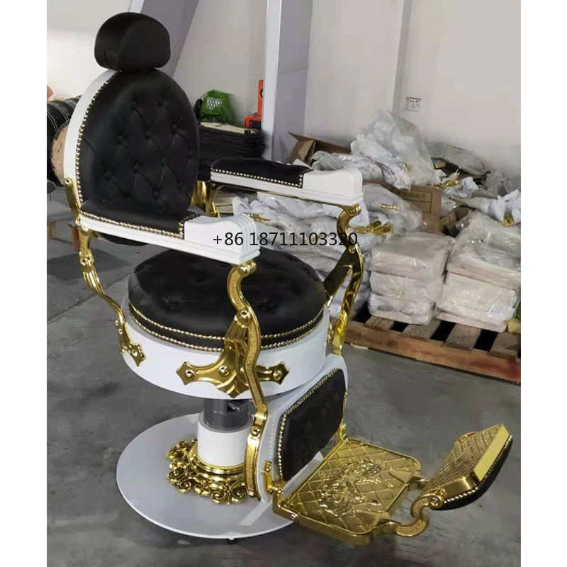 Vintage Style Hair Styling Chair For Barber Shop And Hair Beauty Salon