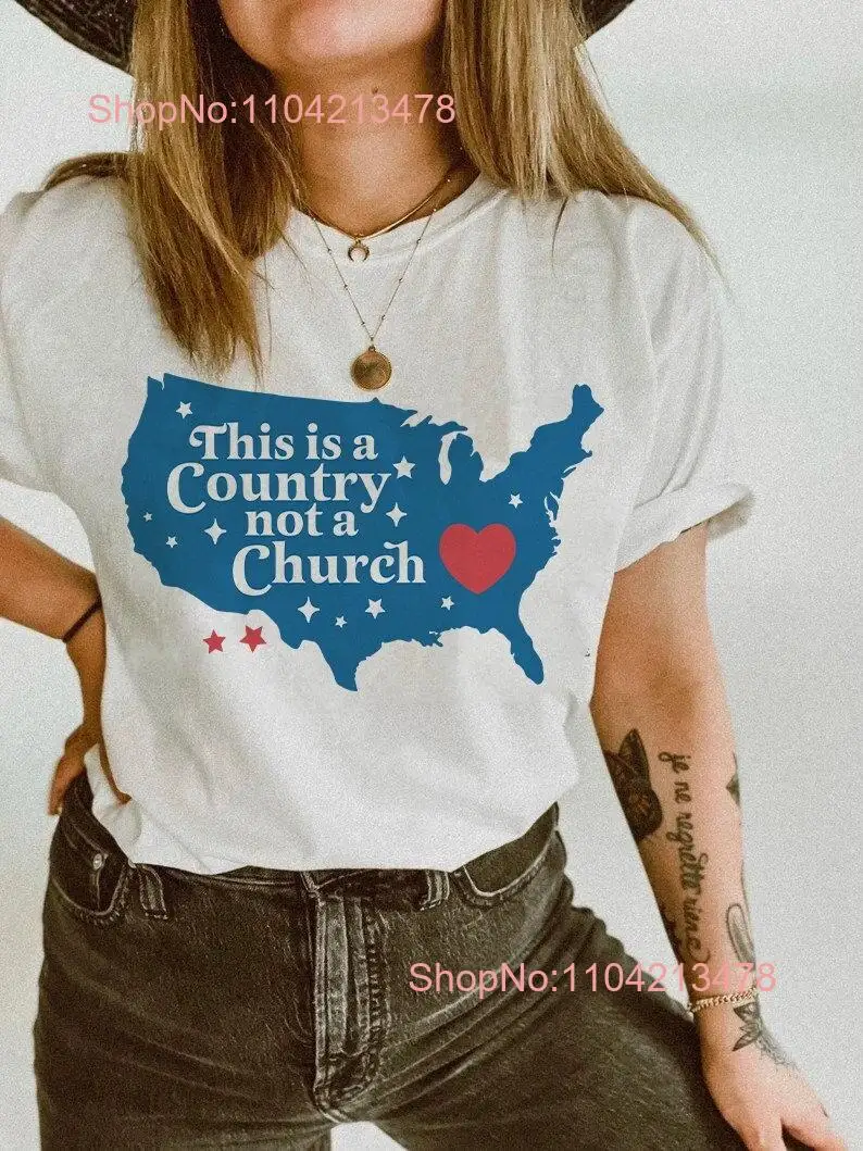 This is a country not church shirt women's rights separation of state reproductive liberal leftist roe v wade