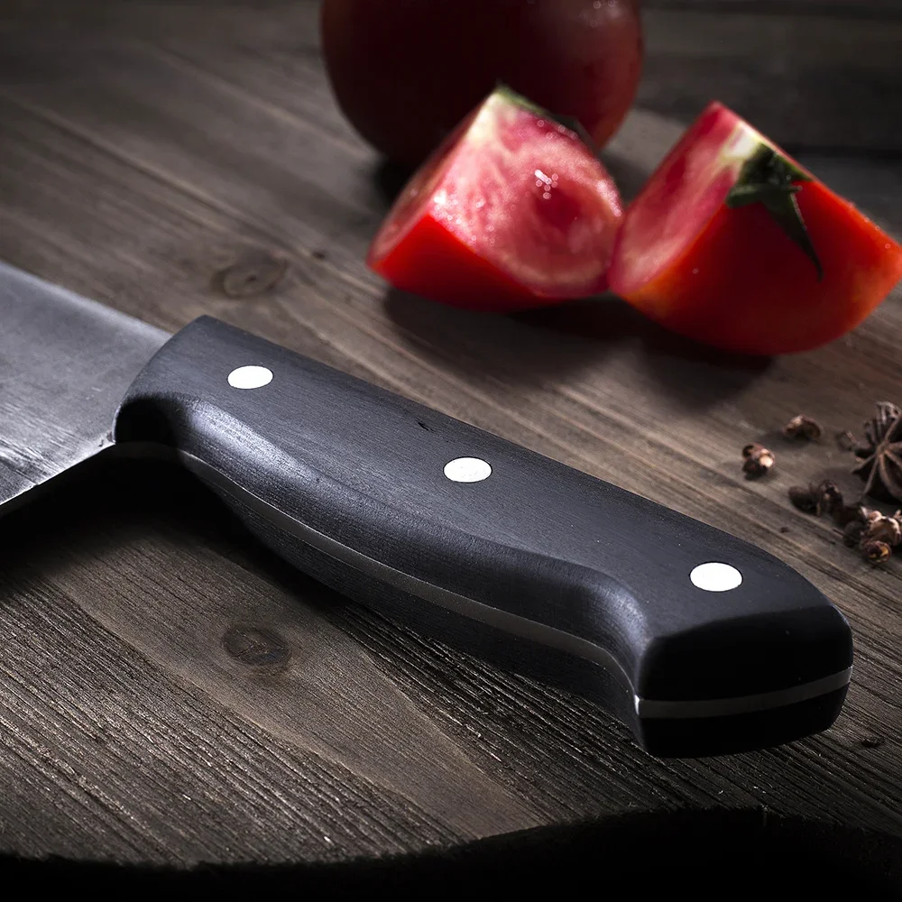 XITUO Kitchen Chopping Slicing Knife Hand-forged Old-Fashioned Chef Knives High Carbon Steel Butcher Knife Full Tang Meat Knife view 4