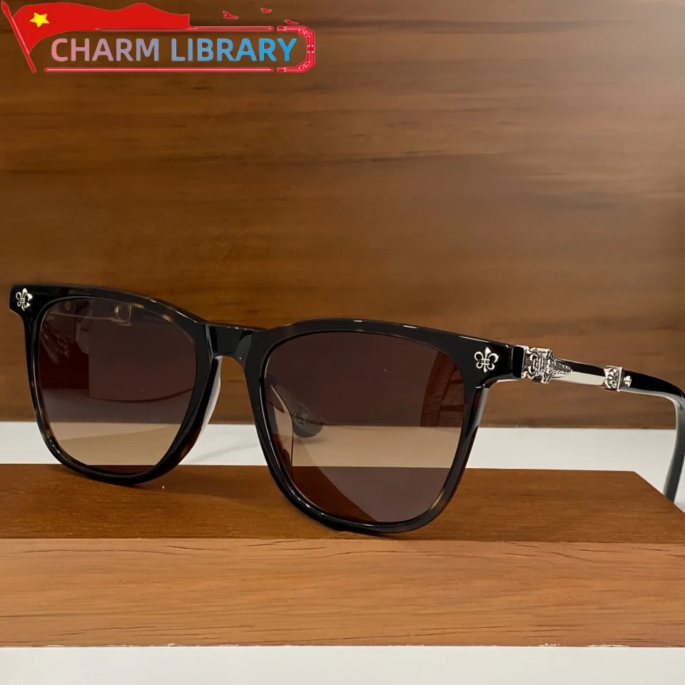 جديد المرأة النظارات الشمسية خلات مربع الموضة الفاخرة في الهواء الطلق الترفيه عطلة UV400 العلامة التجارية تصميم الرجال نظارات شمسية عالية الجودة