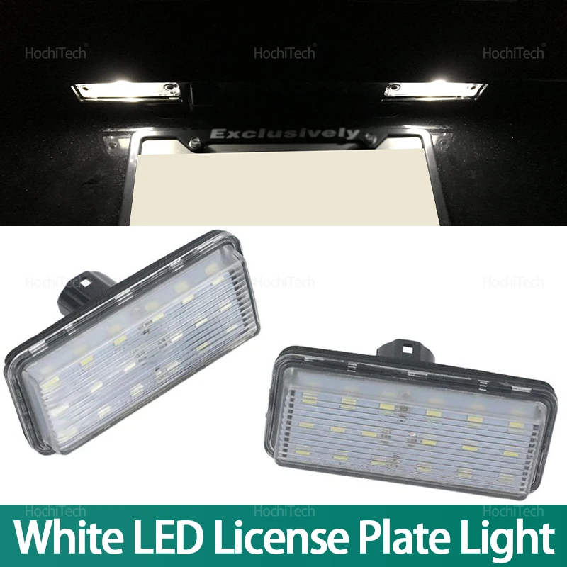 Canbus No Error Lamp Car LED License Plate Light for Toyota Land Cruiser/Prado Reiz/Mark X J100 120 200 for Lexus LX470 GX470