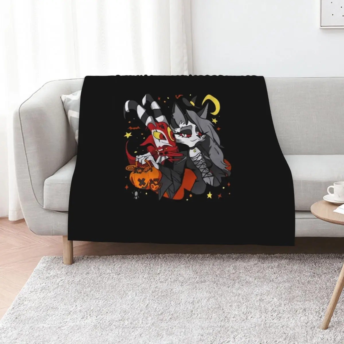 Helluva Boss Loona Throw Blanket anime Multi-Purpose Polar Summer Beautifuls funny gift Blankets