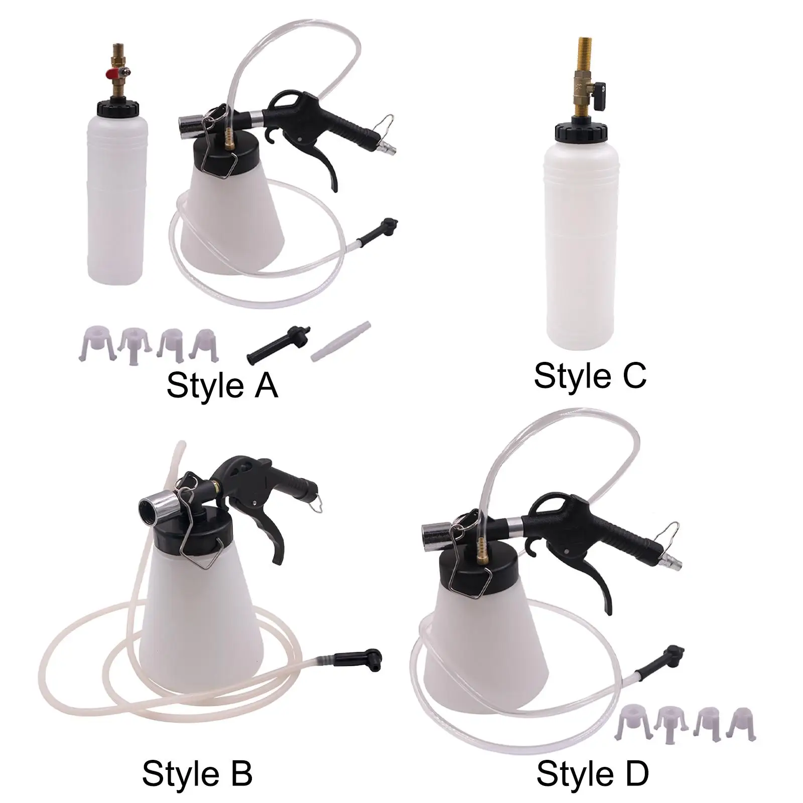 

Pneumatic Brake and Clutch Fluid Bleeder Kit Vacuum Brake Oil Change Set