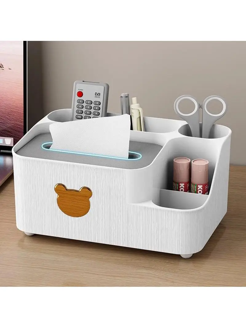 

Элитный настольный органайзер для салфеток и пультов ДУ для гостиной, на кофейный столик