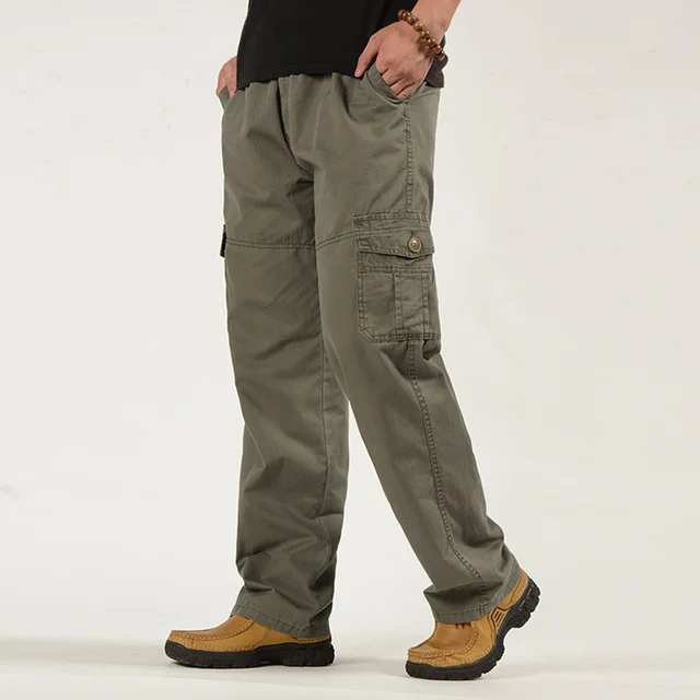 

Men Cargo Pants Elastic cotton pants male Climbing Jogger Work Trousers Spring Autumn Sporting Mens Joggers Super Large Size 6XL