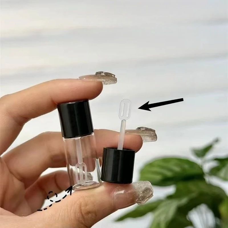 5/3/1PCS Mini Refillable Bottles Liquid Foundation 4ml Subpackage Travel Empty Bottle Mini Digging Spoon Glass Cosmetics Tools