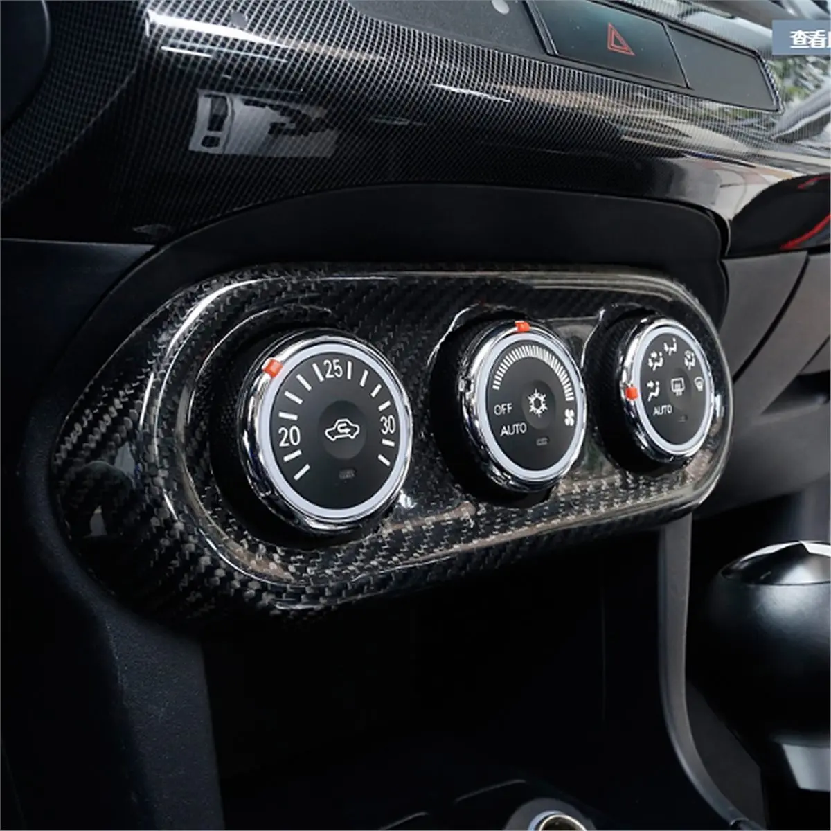 48e-carbon-fiber-pattern-for-mitsubishi-lancer-evo-x-10-car-console-dashboard-ac-panel-gaugeautomotive-parts-accessories