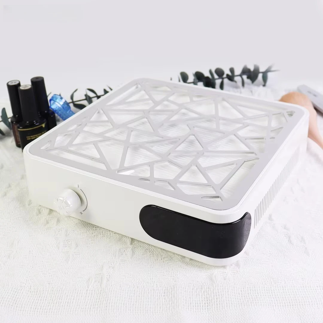 New Arrival Professional 48W Battery-Powered Nail Art Vacuum Cleaner Strong Suction Dust Collector for Salon X10