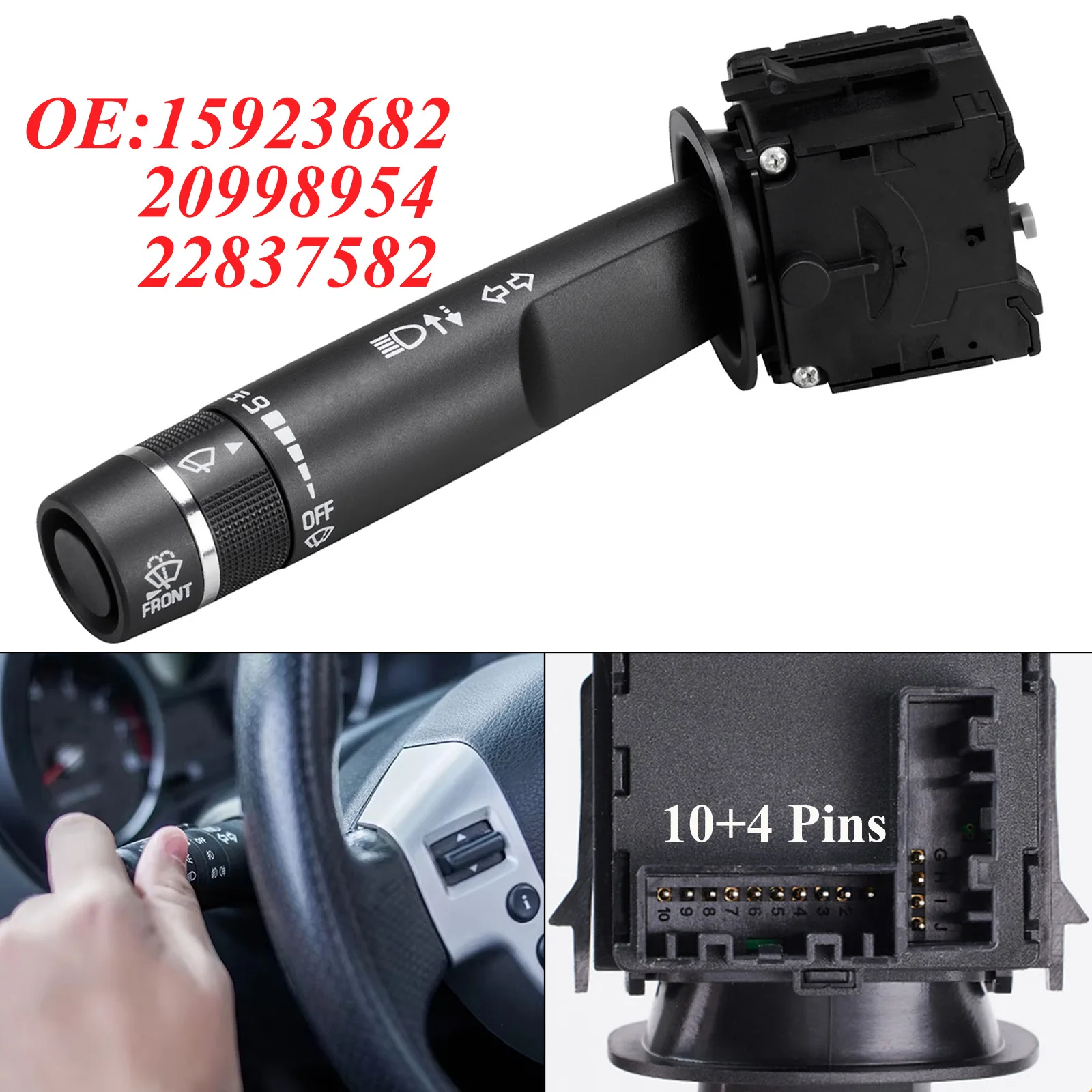 15923682 20998954 Turn Signal Switch Windshield Wiper Multifunction Switch For Buick Enclave Chevy GMC Acadia Saturn Outlook