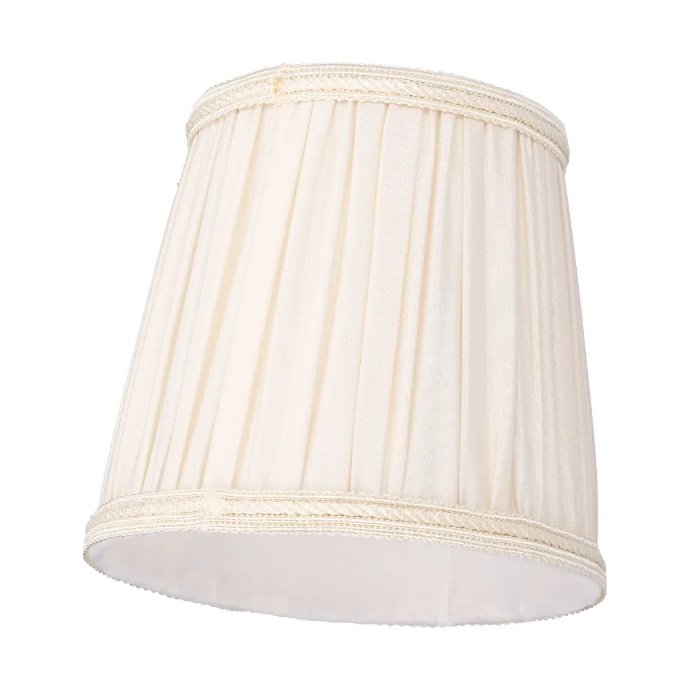 

2PCS Modern Fabric Lampshade Clip On Design 5.5 inch Height Lamp Cover Small Lamp Shades Wall Lamp